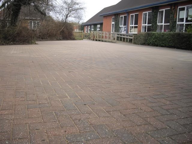 Patio Driveway After Cleaning