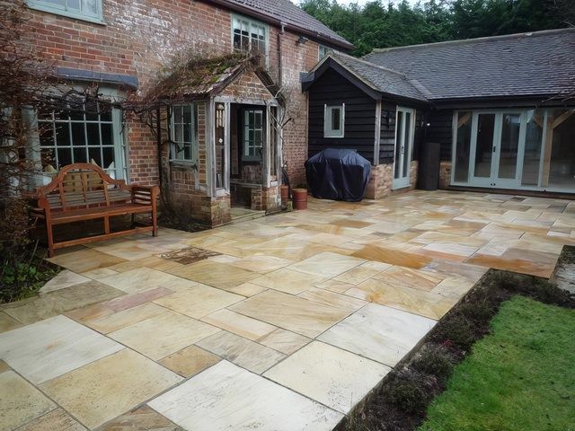Patio Driveway After Cleaning