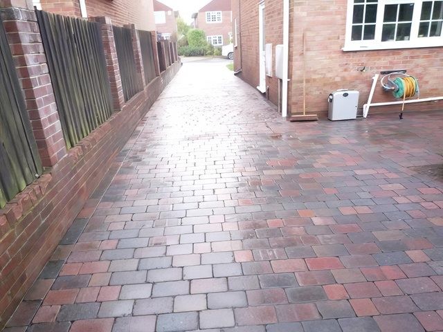 Patio Driveway After Cleaning