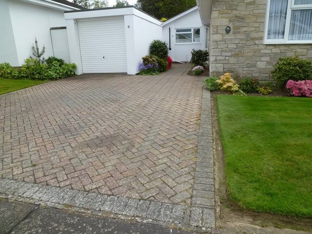 Patio Driveway Before Cleaning