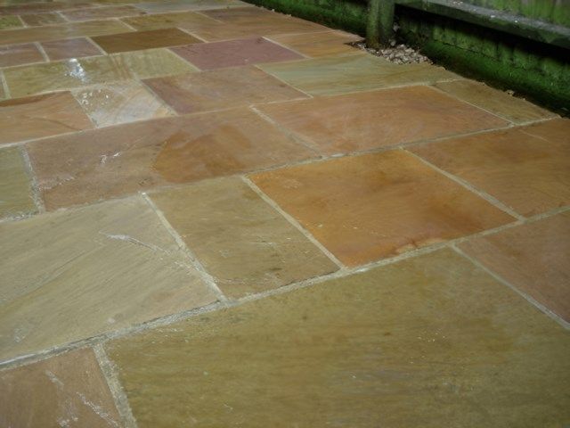 Patio Driveway After Cleaning