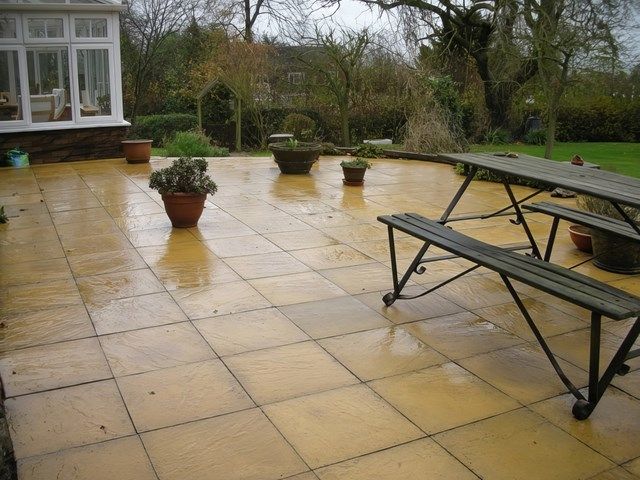 Patio Driveway After Cleaning